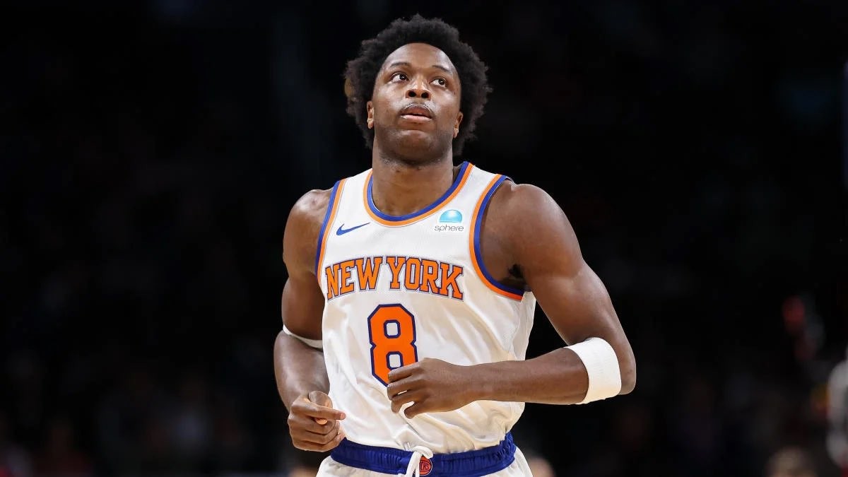 OG Anunoby, dos Knicks, é afastado por três semanas após cirurgia no cotovelo